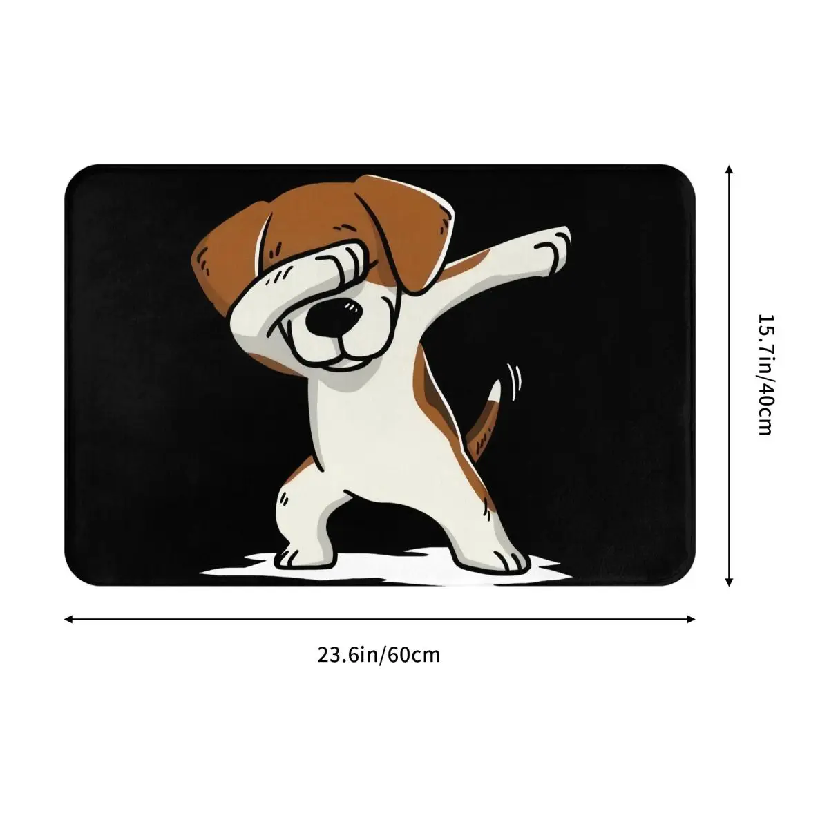 Напольный коврик для мужчин Dabbing Beagle Dog Co ковер игровой кухни коридора