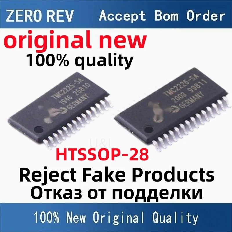 

2Pcs 100% New TMC2225-SA-T TMC2225-SA TMC2226-SA-T TMC2226-SA HTSSOP-28 HTSSOP28 Brand new original chips ic