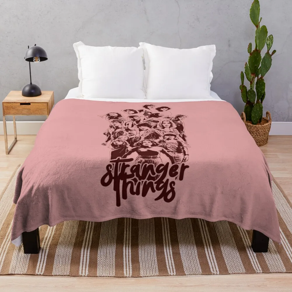 

3 times stranger Throw Blanket Floral Throw Blanket