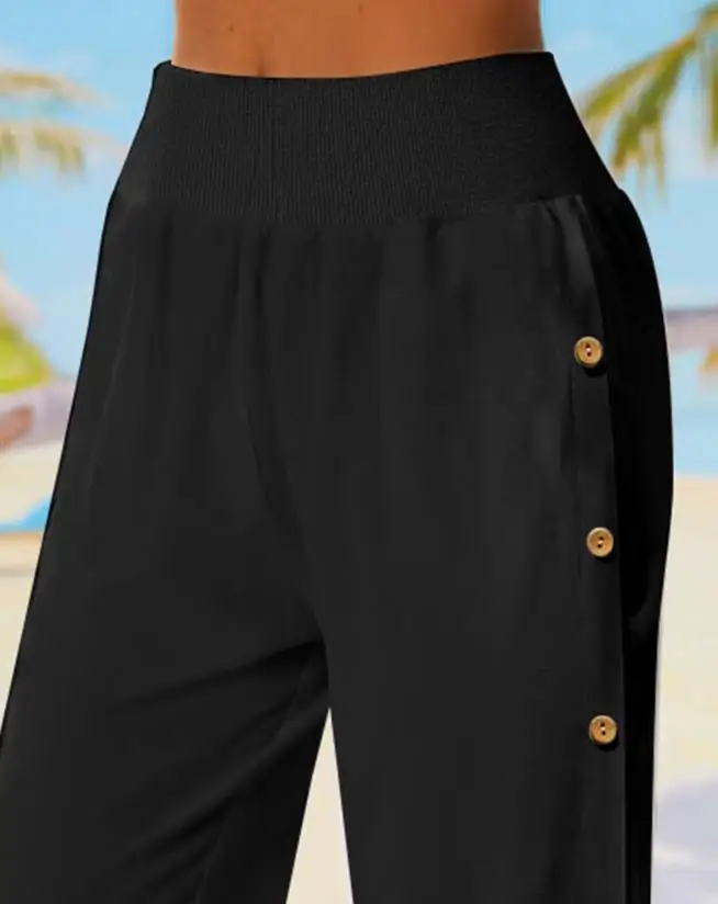 Рисунок 5 - Женские брюки с завышенной талией на пуговицах