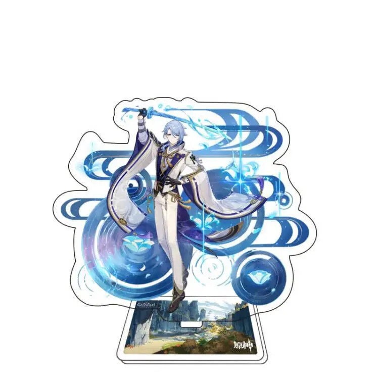 

Anime stand-up card mobile game figures acrylic anime ornaments eight-fold god child gods in Aya people double-sided stand