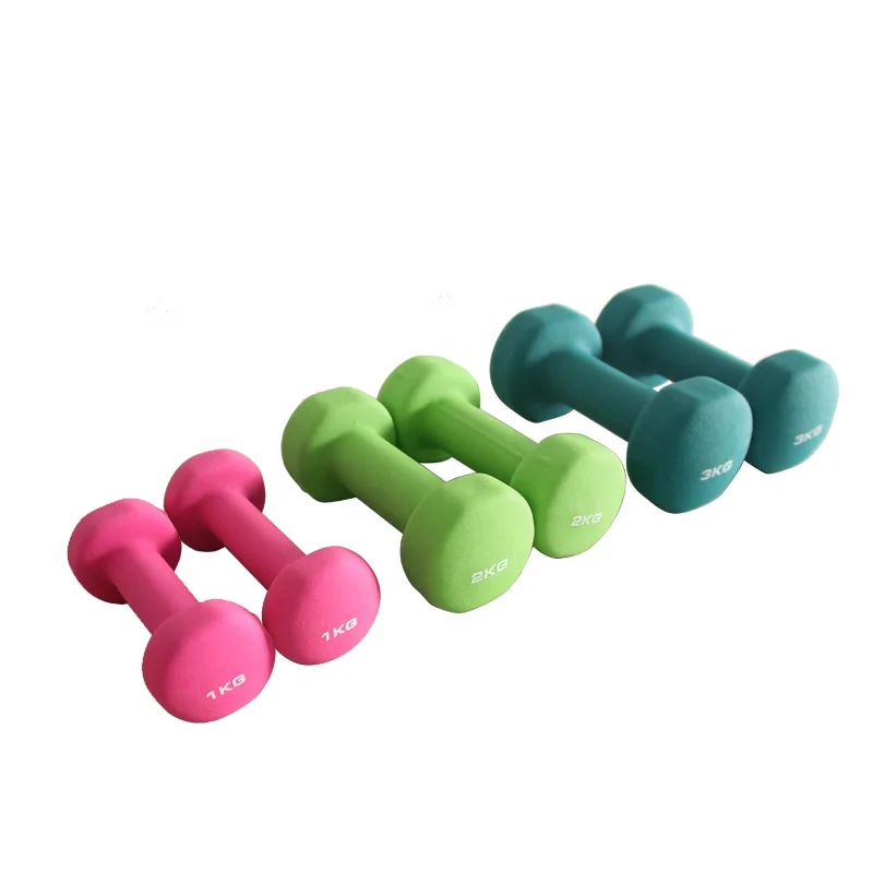 Набор гантелей со стойкой для тренажерного зала и фитнеса набор шестигранных 12