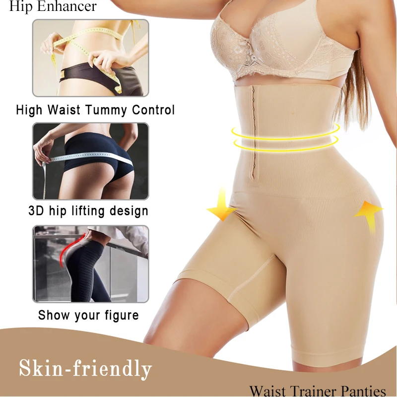 

Shapewear Panty Women Body Shaper Slimming Pants High Waist Trainer Shaper Shorts Tummy Control Panties Gym Shapewear Drop Ship