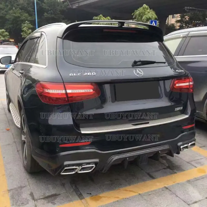 

Спойлер из натурального углеродного волокна для заднего крыла багажника для Mercedes-Benz GLC Class X253 SUV 200 220 250 260 300 2016-2023