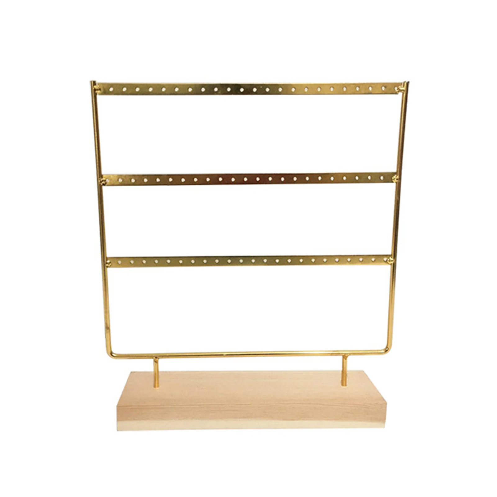Earring Holder 3-Tier Ear Stud Holder Earring Stand Display Rack Earrings Earrings Necklace Display Holder Hanger Rack стен