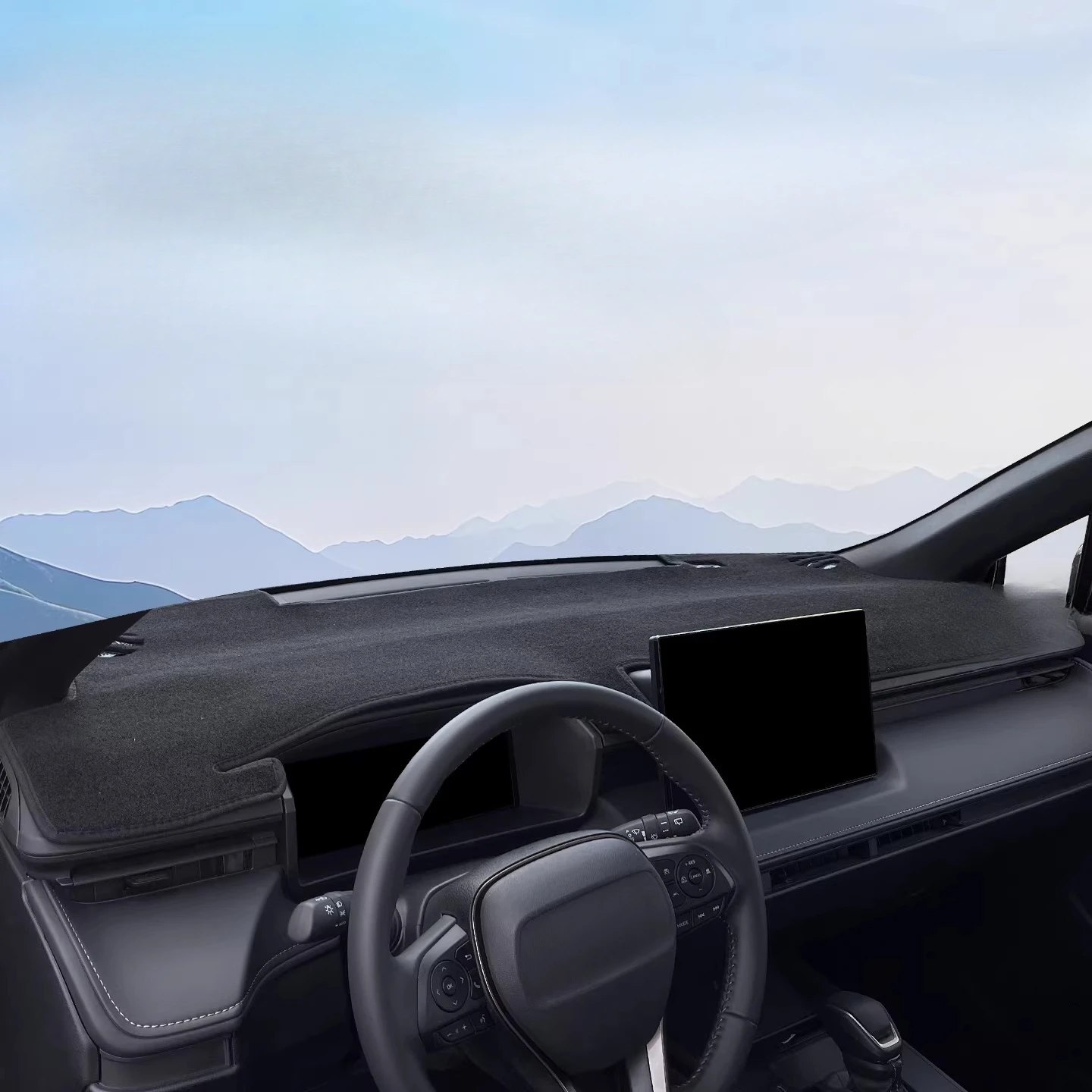 Фото Защитные накладки на приборную панель для Toyota Corolla Cross 2026: кожаные, солнцезащитные, теплоизоляционные, предотвращающие блики, коврики на панель приборов №3
