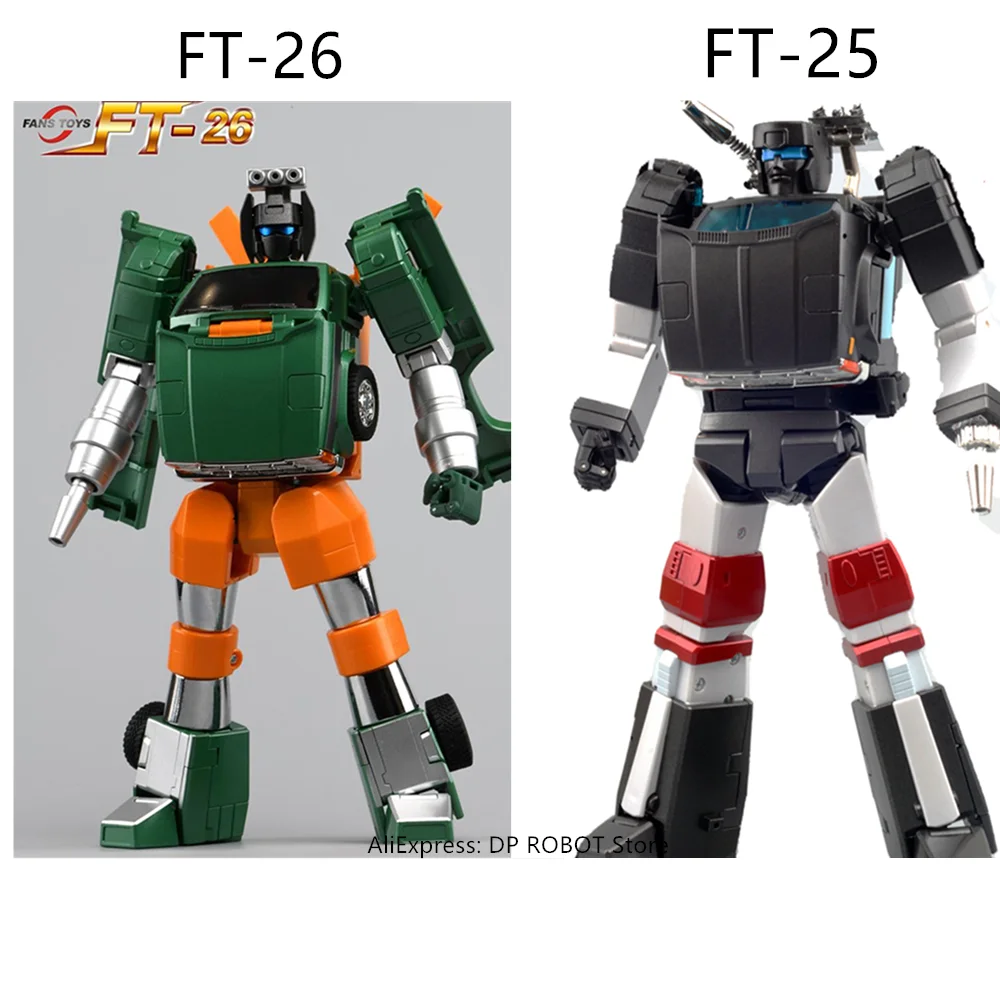 

NEW In Stock Transformation Original FansToys FT-25 FT25 Outrider Trailbreaker FT-26 Hoist Action Figure Robot With Box