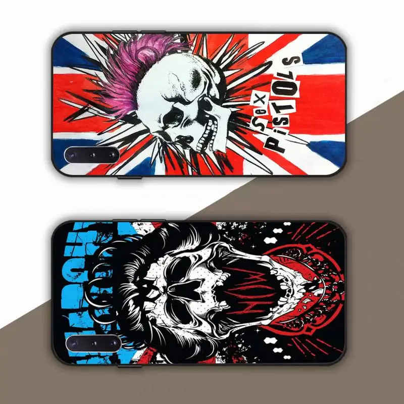 

Skull Punk Rock Phone Case For Samsung Galaxy Note 10Pro Note20ultra note20 note10lite M30S Coque