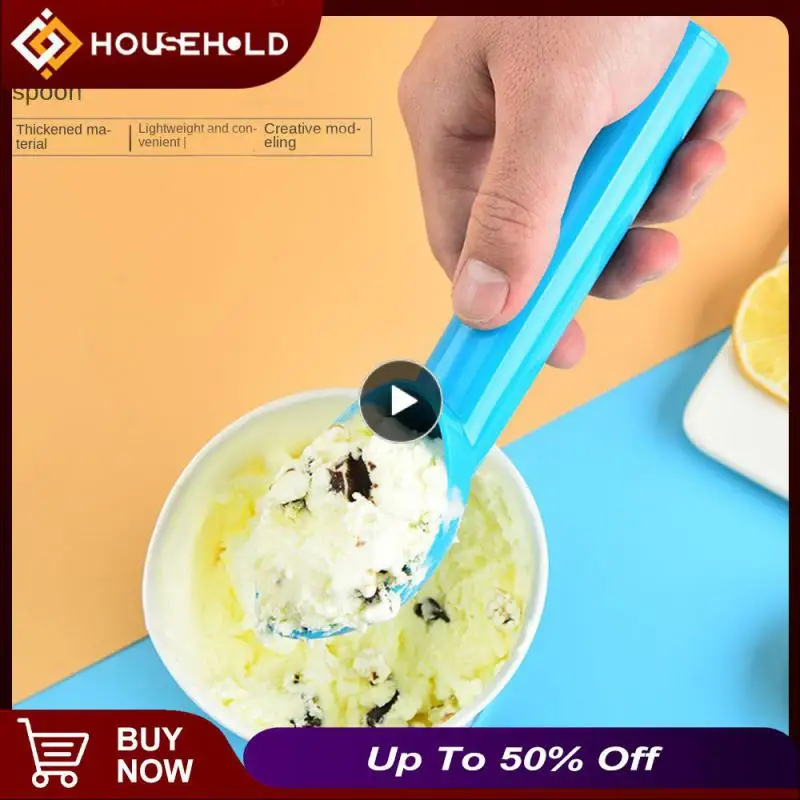 

Labor-saving Ice-cream Spoon Non-slip Food Grade Antifreeze Fruit Ice Cream Scoop Tools Multifunctional Plastic