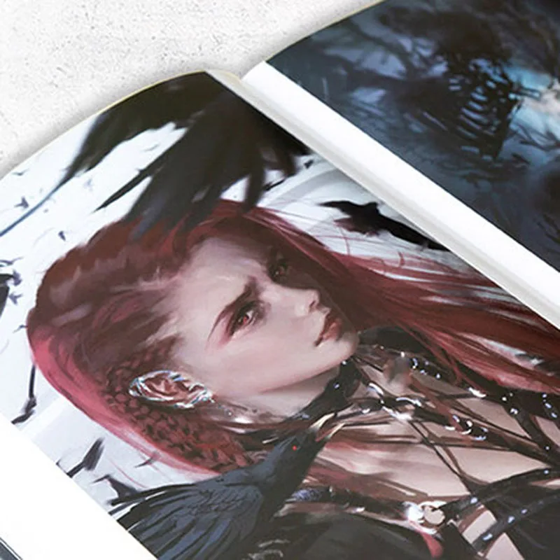 2022 New 2 Book/set Ghost blade WLOP II + I personal illustration drawing Art collection book In Chinese Stationery |