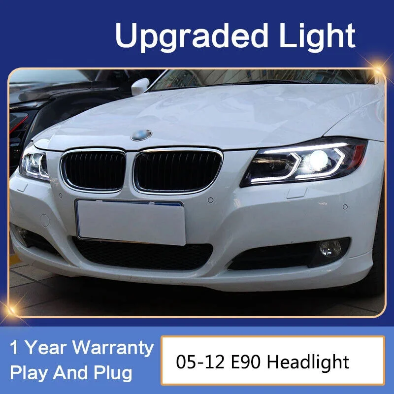 

LED Headlights For BMW E90 320i 323i 325 330 335 2005-2012 Front Lamp Assembly