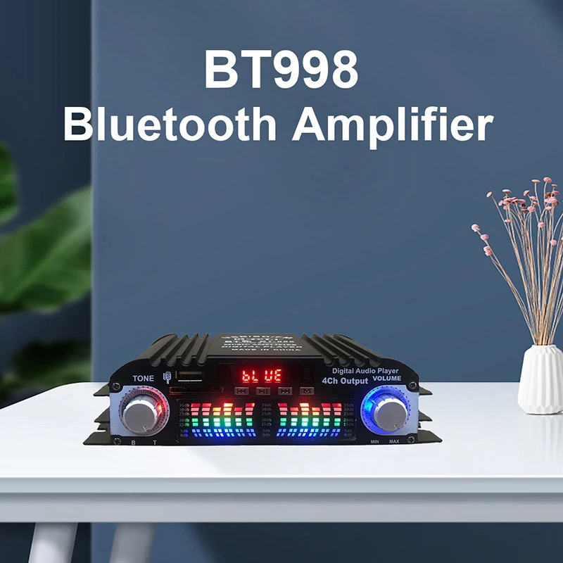 Усилитель звука Xnyocn 1600 Вт с поддержкой Bluetooth
