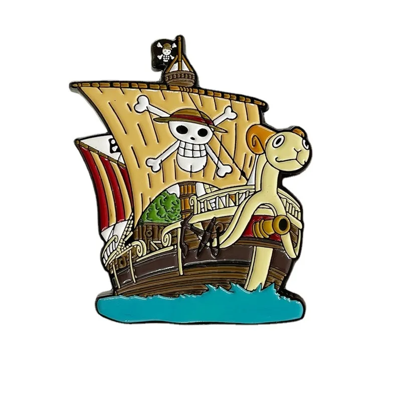 Японское аниме цельный обезьянка D Luffy эмалевая булавка Забавный Король пиратов