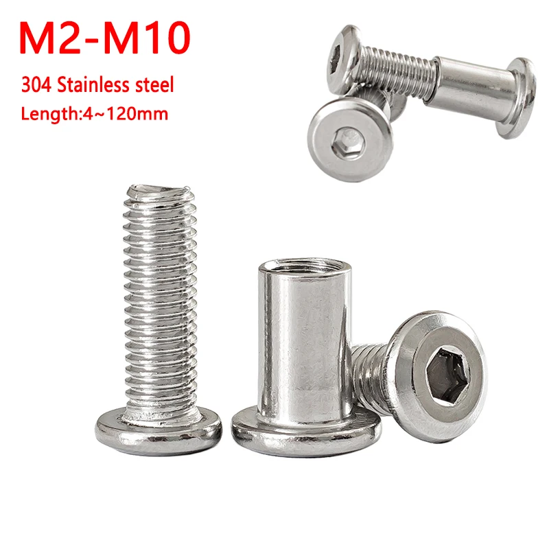 

Нержавеющие крепежи для мебели M2-M10
