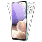 360 двойной противоударный чехол для Samsung Galaxy A22 A32 4G M12 A12 A42 A52s A72 5G A02 M02 A01 A11 A21S A31 A41 A51 A71, полное покрытие