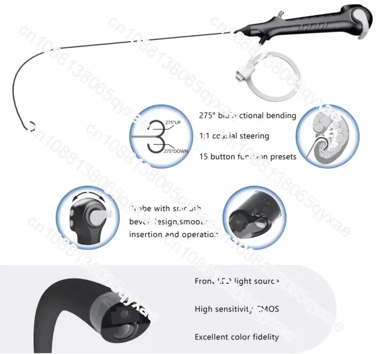 Универсальный цифровой гибкий уретроскоп Geyi