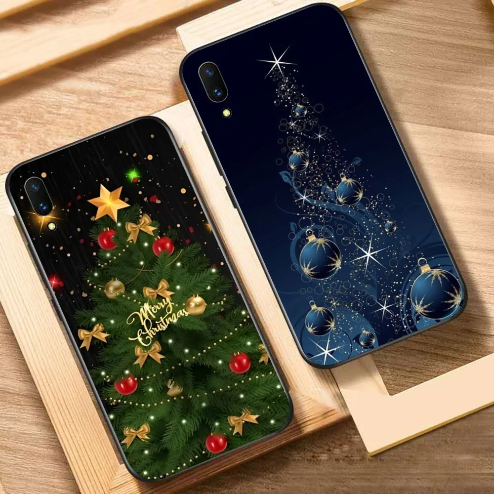 

Merry Christmas Tree Phone Case For Huawei Y9 6 7 5 Prime Enjoy 7s 7 8 plus 7a 9e 9plus 8E Lite Psmart Shell