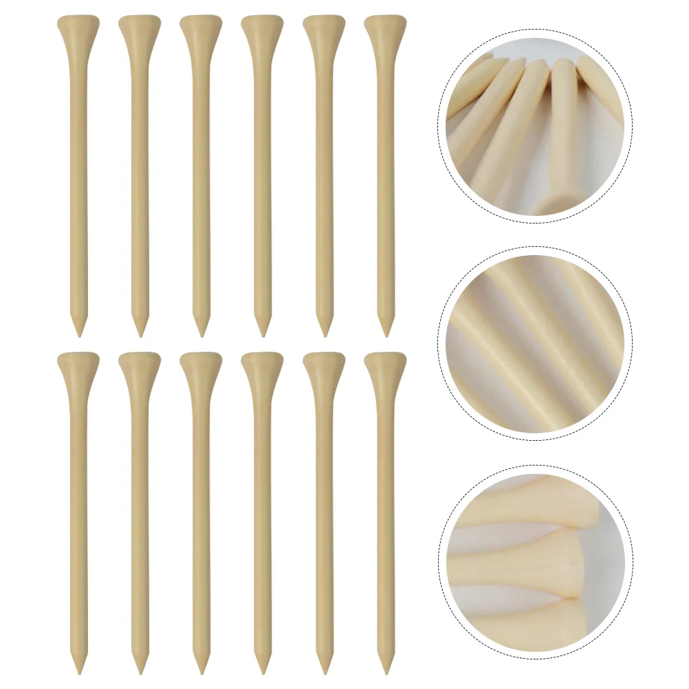 

100pcs Mini Golfs Tees Golfs Training Aids Wood Golfs Tees Professional Golfs Tees for Female Men