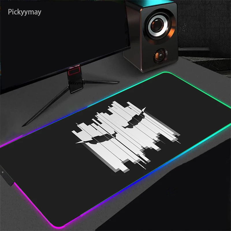 

Rainbow Six Mouse Pad RGB Mousepad LED Keyboard PC Gaming Carpet Mouse Mat Computer Table Gamer Desk Mats Protector Pad Backlit