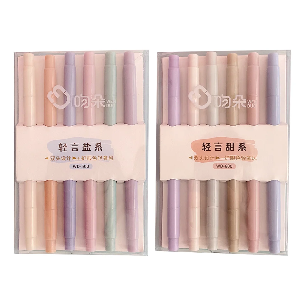 

Marker Pen Highlighter Markersmark Book Pens Highlighters Writing Drawing Neon Noting Office Portable Multi Function Household