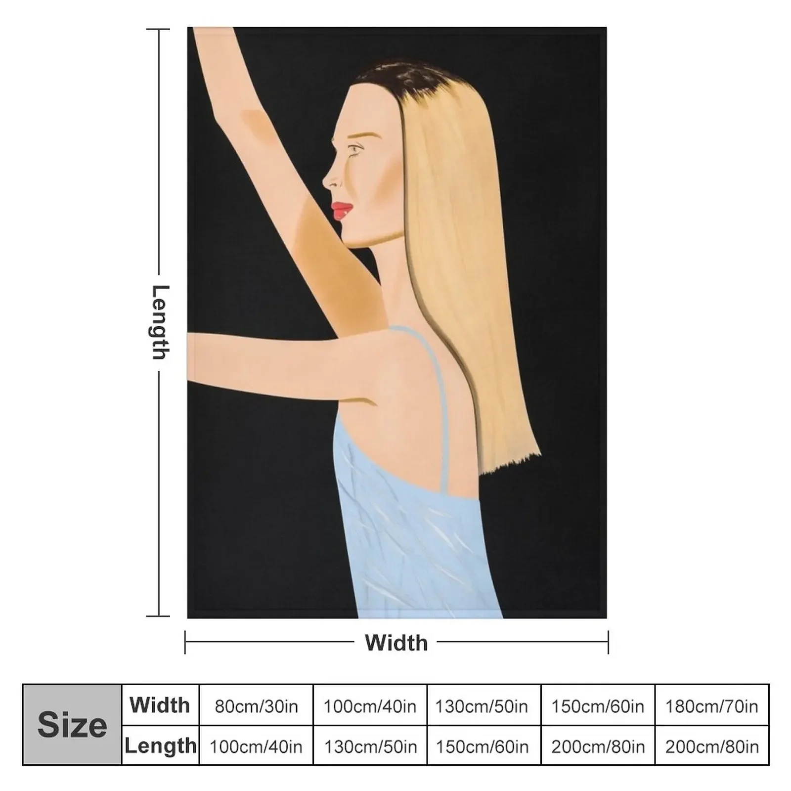 Одеяло для сна с рисунком Алекса Кэти