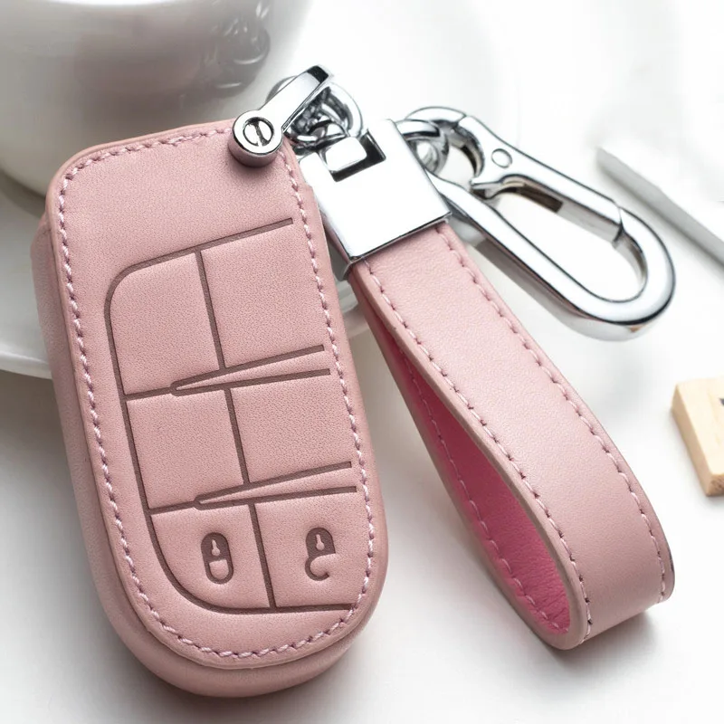 

Car Key Case Full Cover for Fiat Jeep for Dodge Ram 1500 Journey Charger Dart Challenger Durango Keychain Auto Accessories