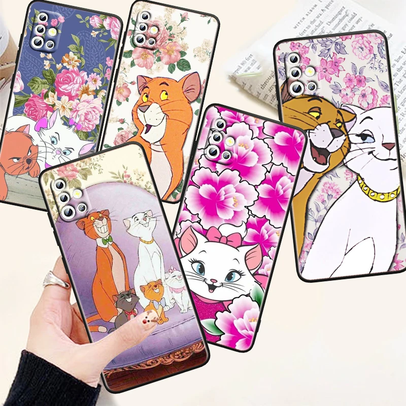 

The Aristocats Disney Phone Case For Samsung A73 A72 A71 A54 A53 A52 A51 A42 A33 A32 A24 A23 A22 A21S A13 A04 A03 5G Black