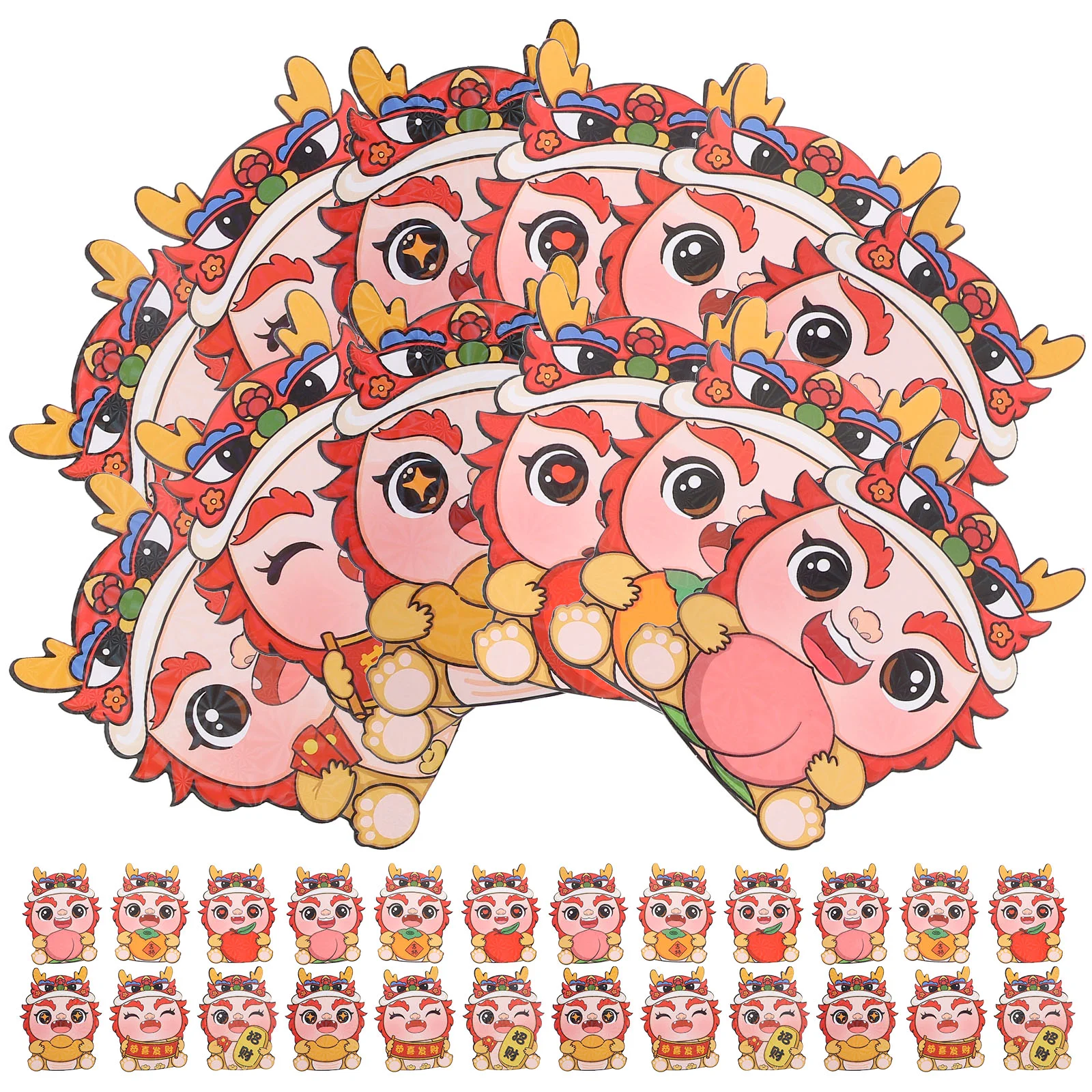 

30pcs Spring Festival Money Pouches Lucky Money Bags New Year Party Red Packets Mixed Style