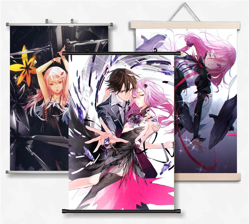 

Anime Guilty Crown Scroll Hang Picture Cartoon Artistic Paintings Poster Toy Home Decor Gift
