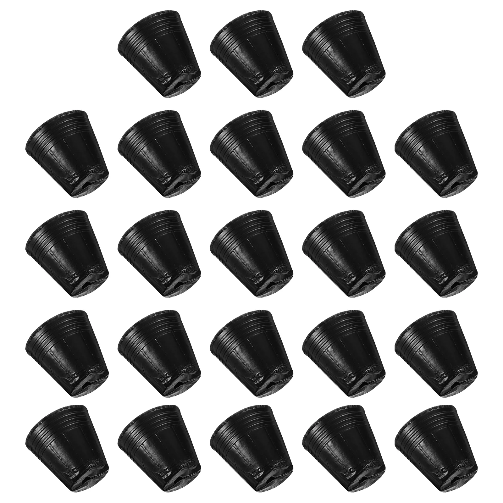 

100 Pcs Mushroom Container Bonsai Bag Black Plants Planting Supplies Black Flower Pot Potting Bags Succulent Plants Grow Bag