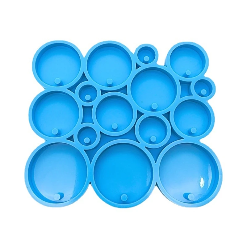 

Circle Keychain Epoxy Resin Molds Pendant Charms Round Charm Casting Resin Mold