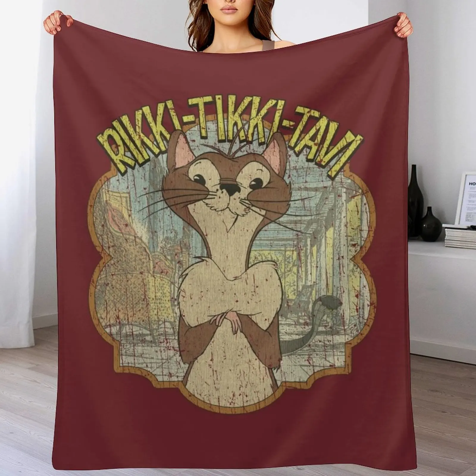Одеяло Rikki-Tikki-Tavi 1975 г. Мягкие одеяла и из фланелевой ткани.