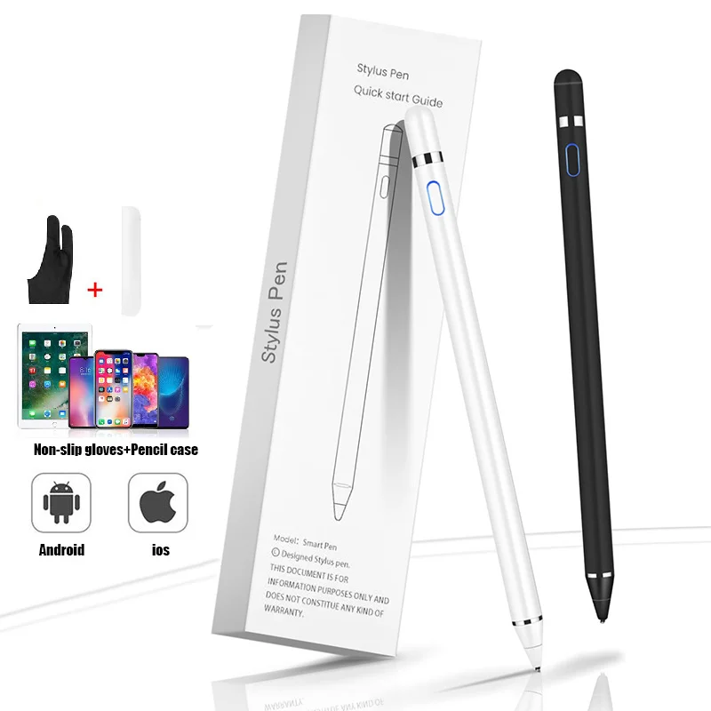 

Universal Capacitive Stlus Touch Screen Pen Smart Pen for IOS/Android System Apple iPad Phone Smart Pen Stylus Pencil Touch Pen