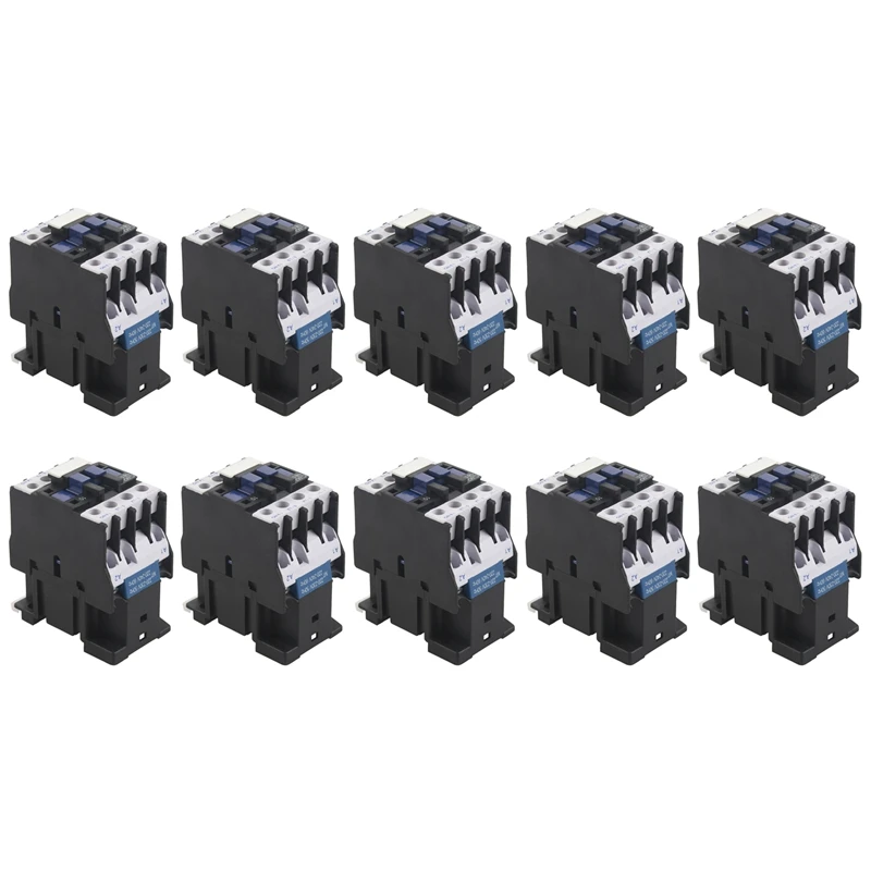 

Hot 10X Power AC Contactor 1NO AC 220V 50/60Hz Coil Motor Starter Relay 32A 3-Phase-Pole