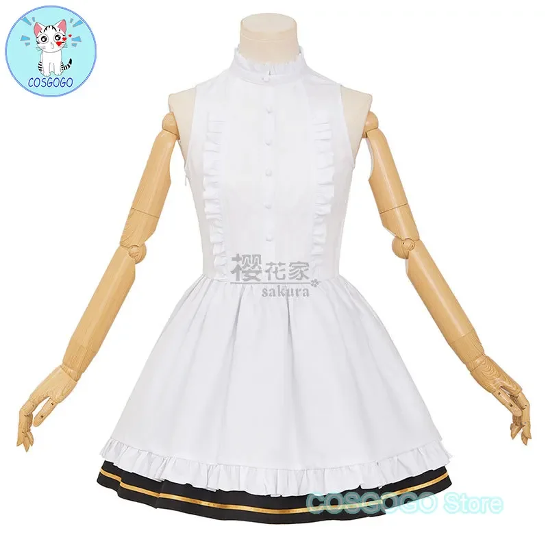 COSGOGO аниме Hikikomarl The Vampire Countess No Monmon Weier Aprondress косплей костюм наряды на Хэллоуин