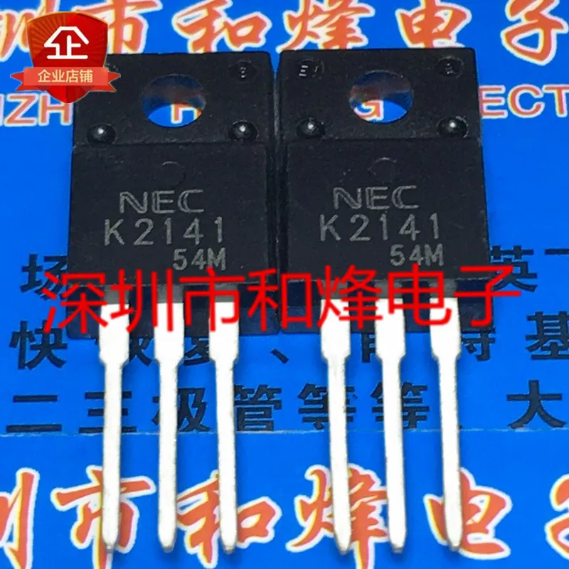 10 шт. 2SK2141 K2141 New Imported in Stock TO-220F 600V 6A Free Shipping for over 100 Yuan Real Picture