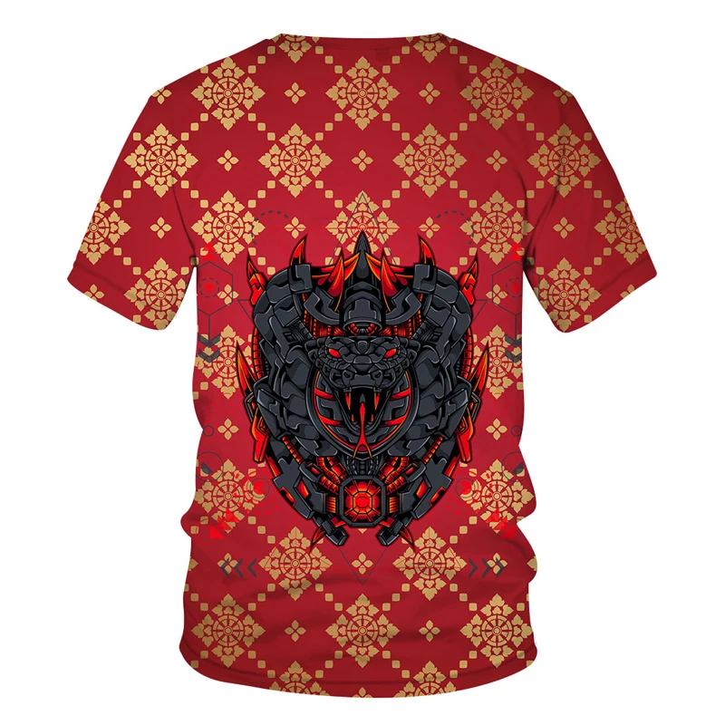 Мужская Летняя модная металлическая абстракция 3d печать мужская одежда большого