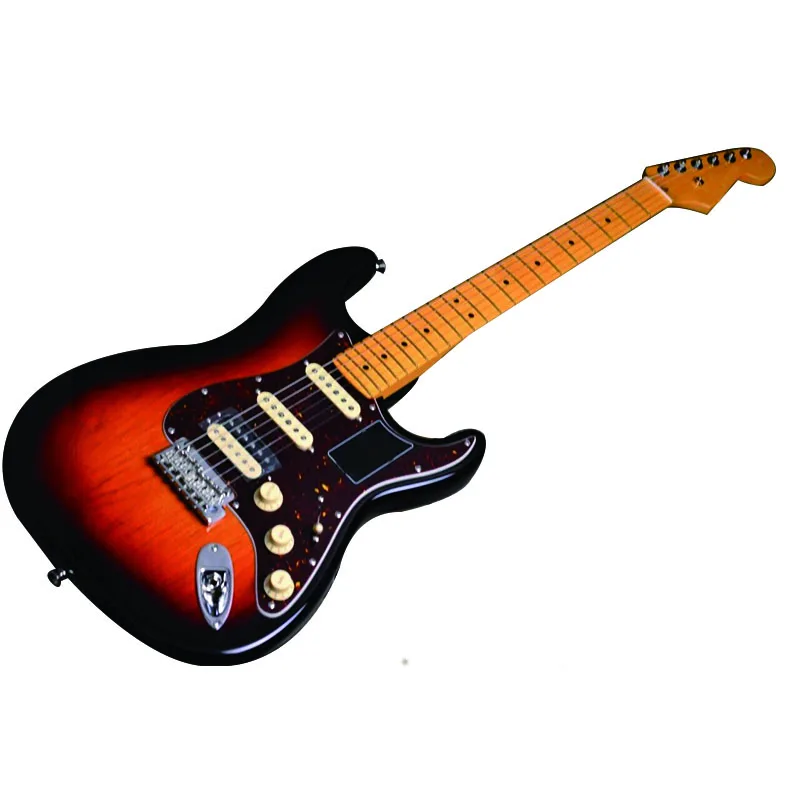 

Professional St HSS 3 Color Sunburst Electric Guitar as same of the pictures