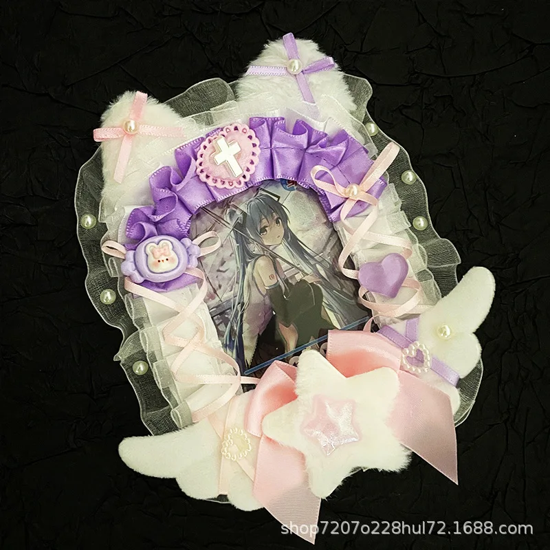 Sanrio аниме периферийный Diy ручной работы рукав для карт отделенный материал Hello Kitty