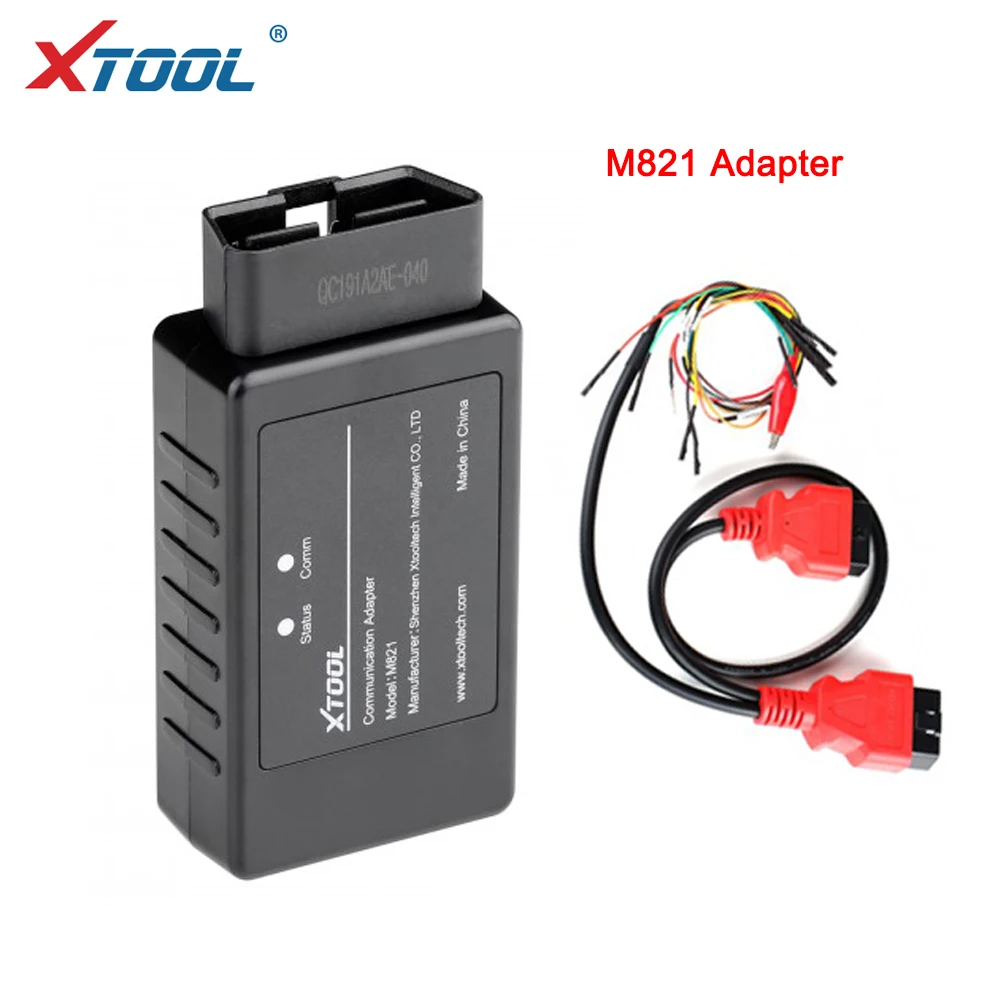 

XTOOL M821 Quick Guide Adapter Work With KC501/X100 Pad3/X100 Max Auto Key Programmer Tools For Mercedes For Benz All Keys Lost