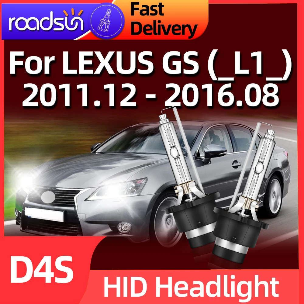 

Roadsun D4S HID 35W Xenon Standard Head Lamps 6000K Bright Light Auto Original Bulb For LEXUS GS 2011 2012 2013 2014 2015 2016