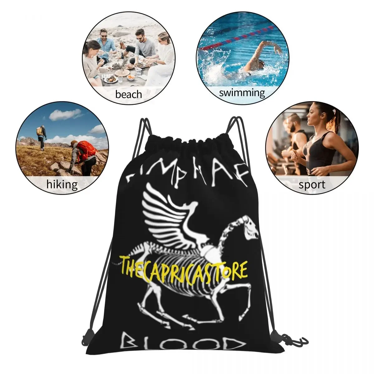 Рюкзаки Demigod Hades V2 повседневные портативные сумки на шнурке карманная сумка для