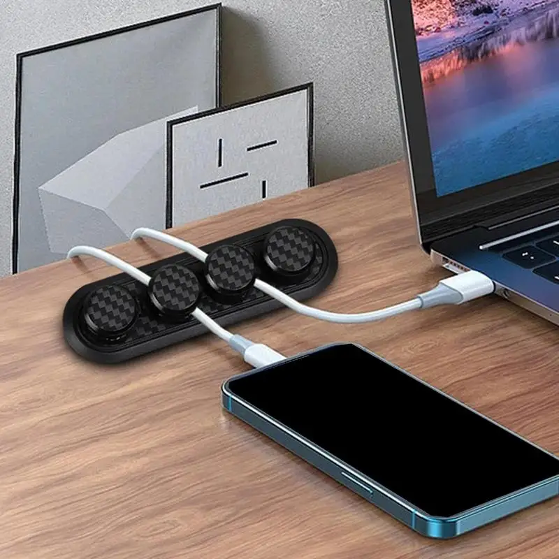 Кабельное управление магнитное управление проводом без отверстий кабельные стяжки для офиса автомобиля стола дома зажимы самоклеящиеся для мыши клавиатуры