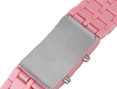 

Colorful Samurai Led wristwatch-pink
