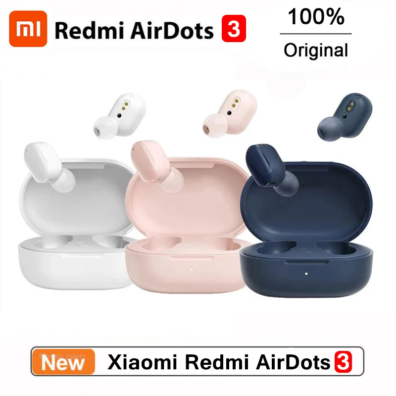 Оригинальная беспроводная гарнитура Xiaomi Redmi AirDots 3 наушники Bluetooth 5 2 беспроводные