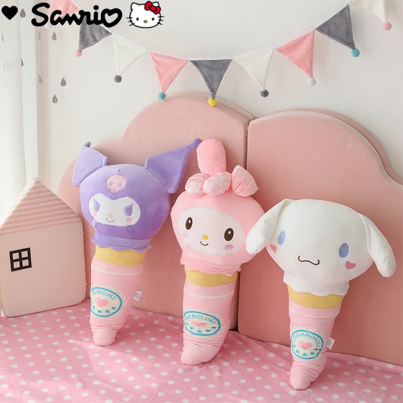 

Sanrio Cinnamoroll плюшевая кукла японская Ins мороженое Мелодия куроми Длинная Подушка Плюшевые Подушки Подарки на день рождения около 70 см