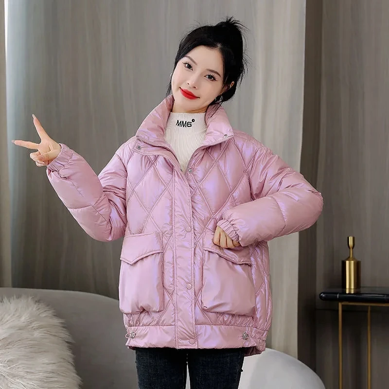

2022 New Winter Parkas Women Jacket Basic Coat Thicken Female Jacket Warm Cotton Padded Parka Outerwear
