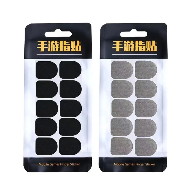 

10 Pieces Mobile Game Finger Stickers Full for Touch Screen Finger Sticker Sweat-Proof & Breathable Screen Contact Dropship