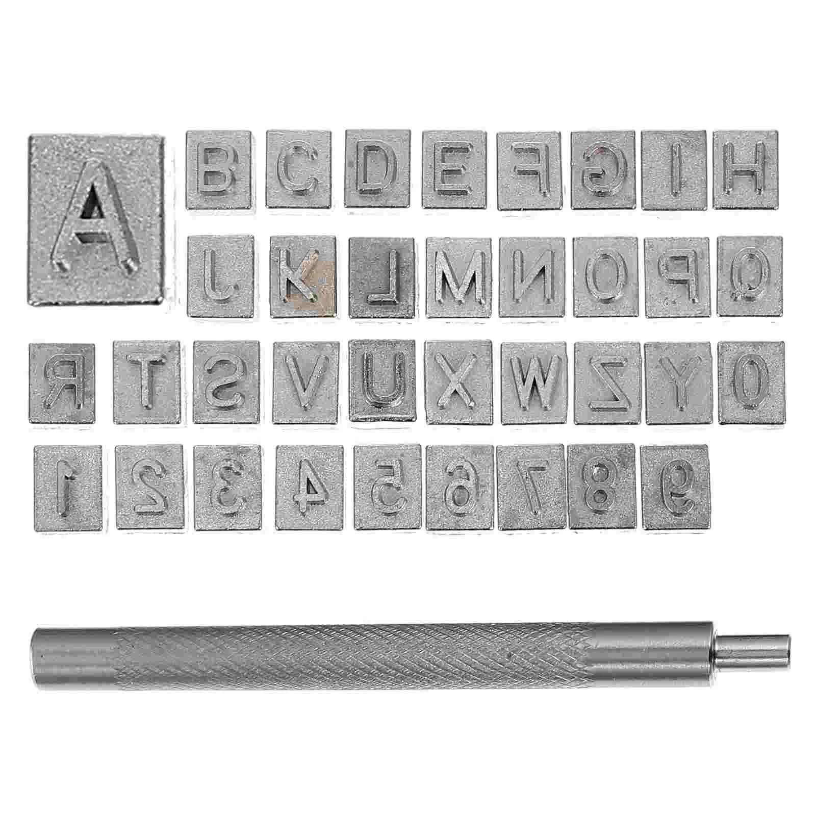 

Stampset Metal Alphabet Letter Stamping Punch Tool Tools Numbers Kitletters Craft Steel Leathercraft Embossingand Supplies