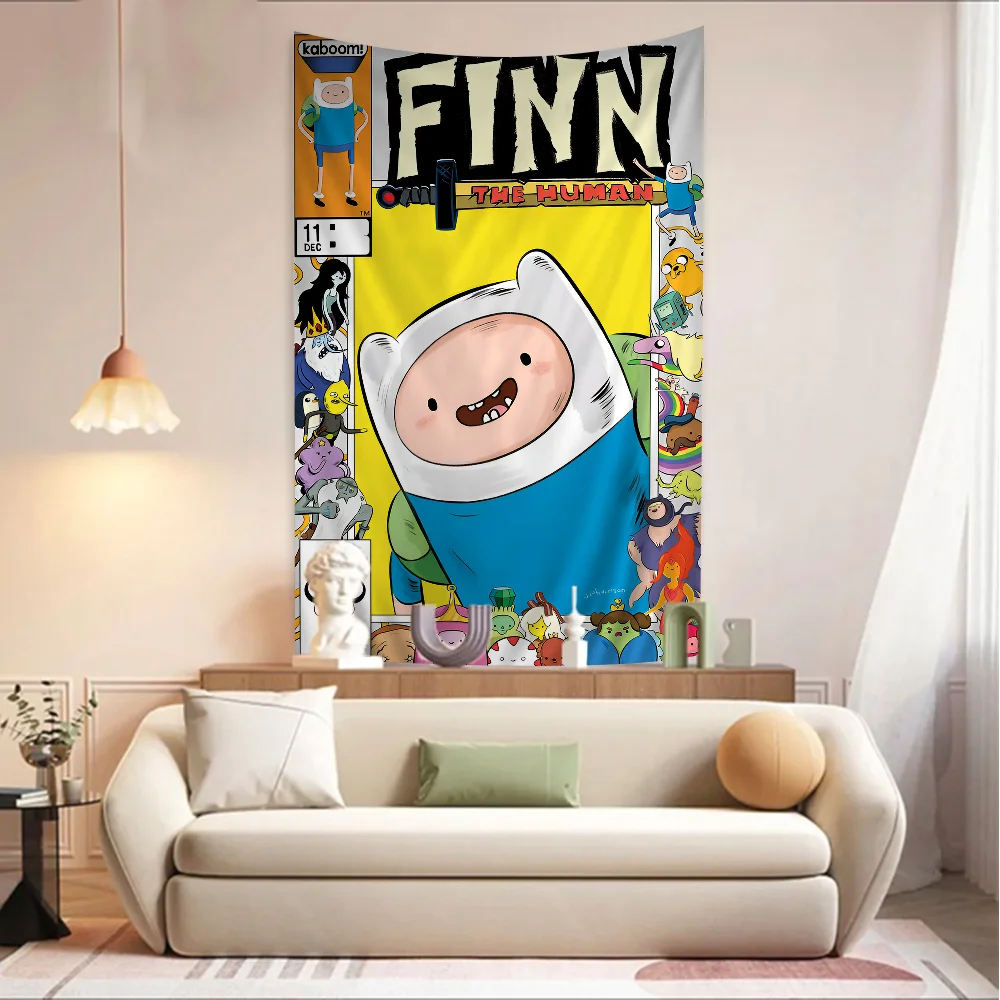 Классический Винтажный Аниме-гобелен A-ADVENTURE T-TIME F-FIONNA A-AND C-CAKE Настенный Декор С